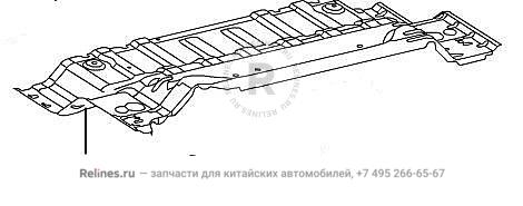 RR floor panel assy