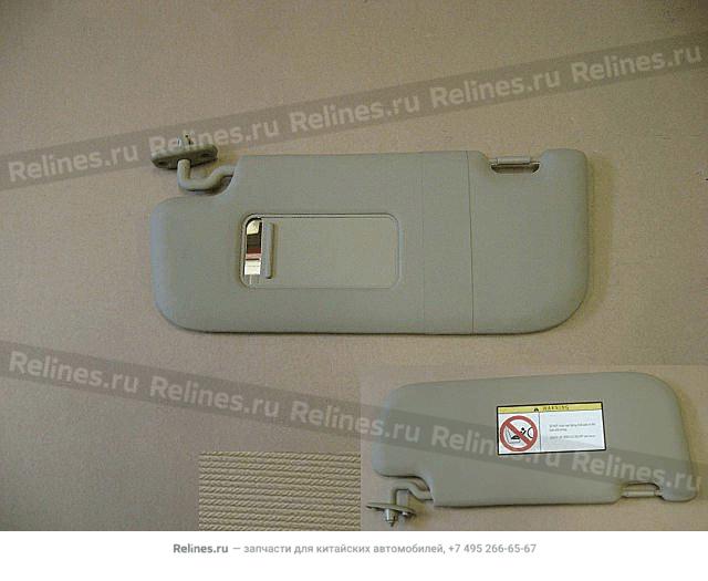 Sun visor assy LH - 820410***4-A23S