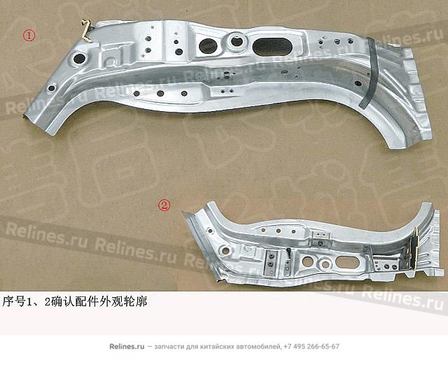 Reinf panel assy lower section a pilla