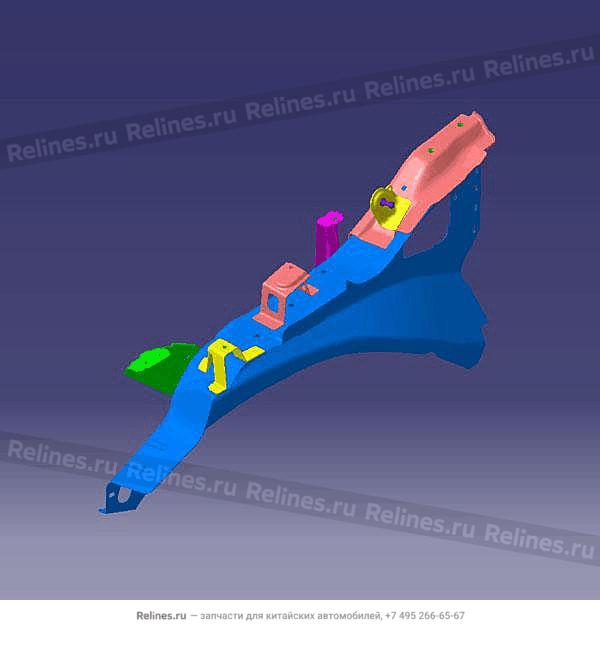Панель усилителя колесной арки передней правой T1D - 50200***AADYJ