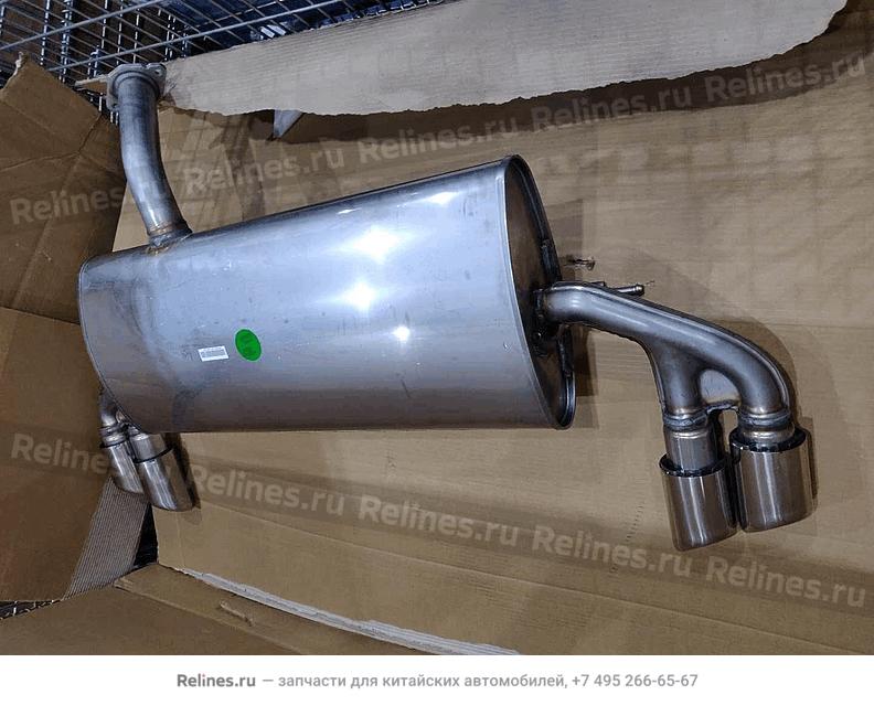 Muffler assy-rr