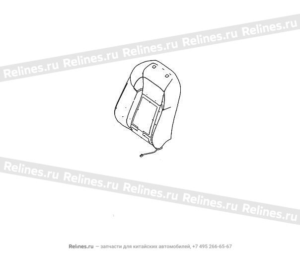 Подушка спинки сиденья переднего пассажира в сборе - 690525***04A86