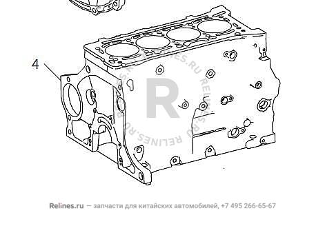 Cylinder block assy - 1000***EC61