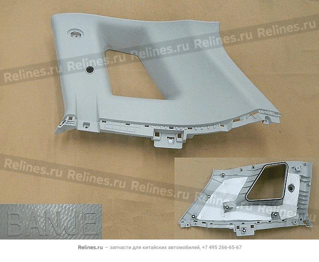 Upper protecting panel assy-c pillar RH