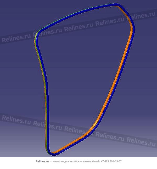 Уплотнитель двери задней левой резин. M1D/M1DFL2/J60/M1DFL3 - J60-***113