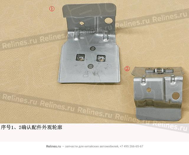 Reinf plate assy-rr door lock RH - 54011***Y00A