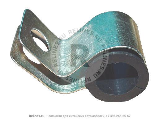 Pipe clip (with rubber gasket)