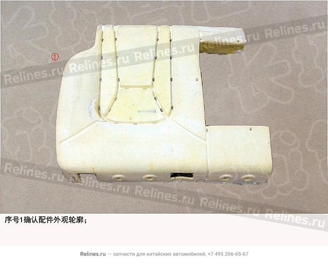 RR seat backrest foam assy,LH - 70555***Y00A