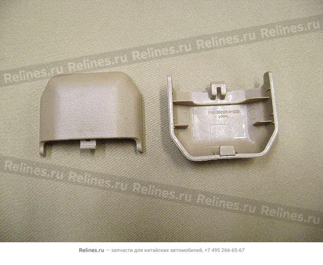 RR cover plate-fr seat LH