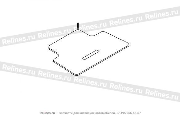 Mid foot pad assy,RH