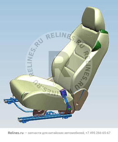 Сиденье переднее правое с пряжкой T19