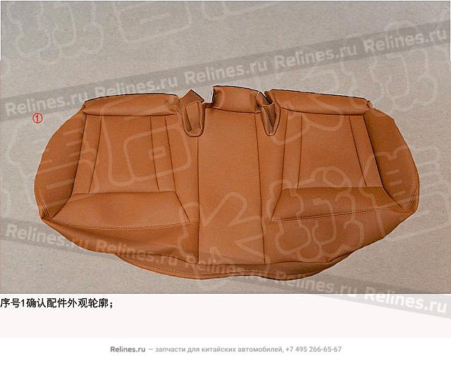 RR seat cushion cover assy