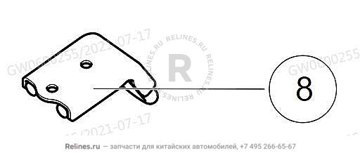 Петля буксировочная задняя