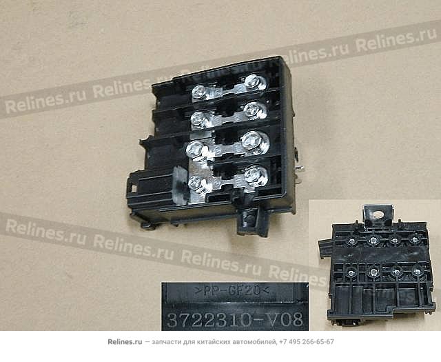 Fuse block body assy battery anode - 3722***V08