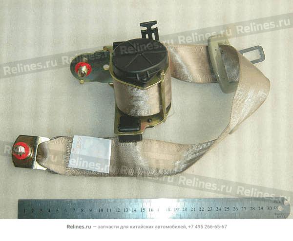 Rear safety belt retractor assy.