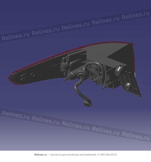 Фонарь задний правый - T15-***020