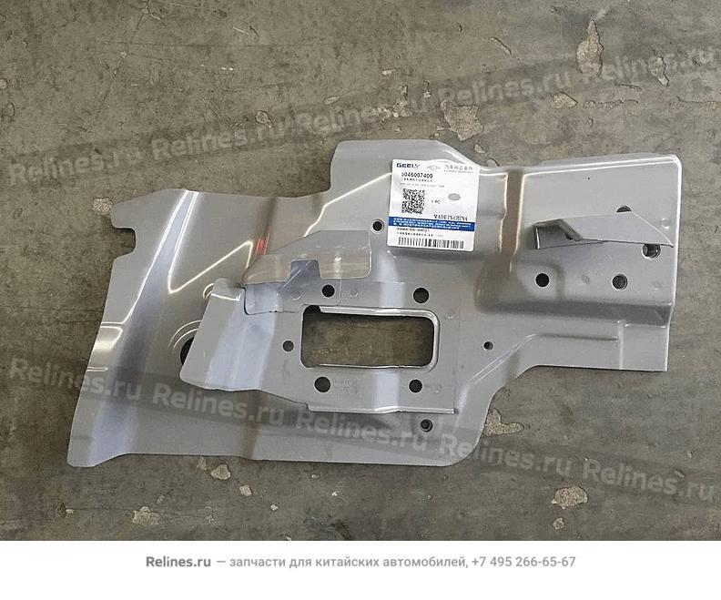 Assy,left plate,baffle plate,trunk