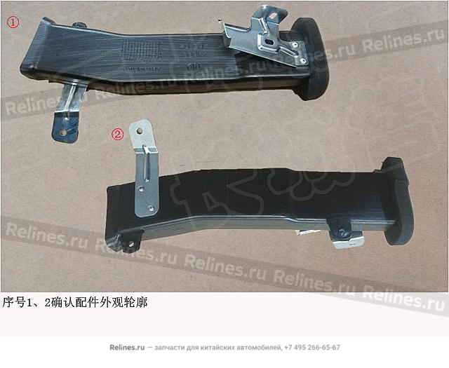 RR transition air duct no.2 assy