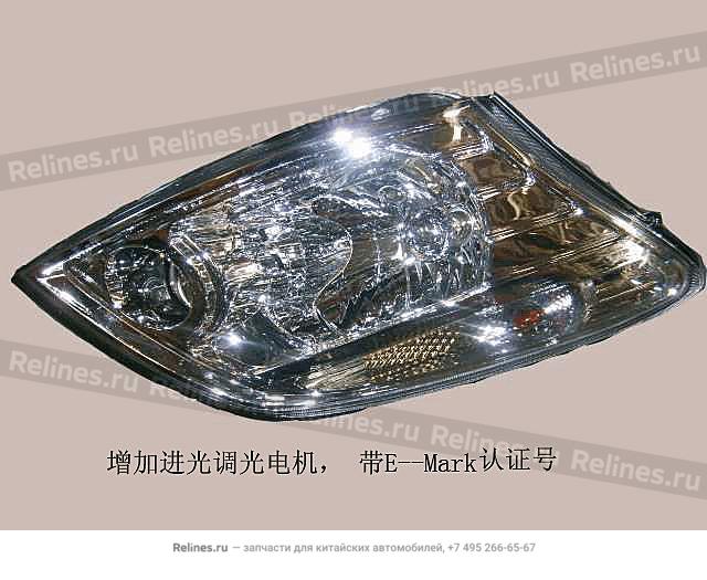 Combination headlamp assy RH(eur export) - 412120***6N-C1