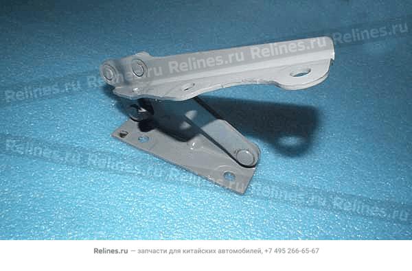 LH hinge-hood
