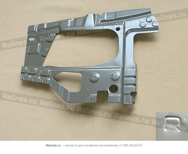 RR reinf plate weldment-mudguard RH - 54011***00XB