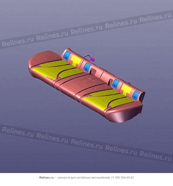 Подушка сиденья заднего ряда T19C - 40200***AAABN