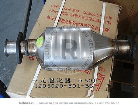 Catalytic converter(¦µ50) - 12050***01-B3