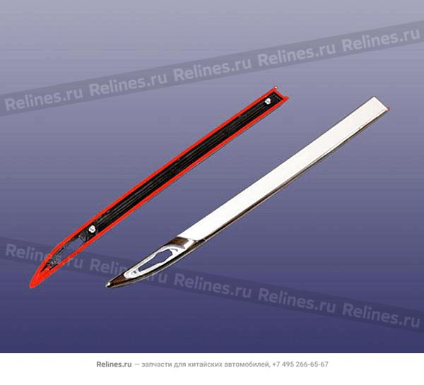 Молдинг двери передней правой (Хром) - M11-61***0BA-DQ