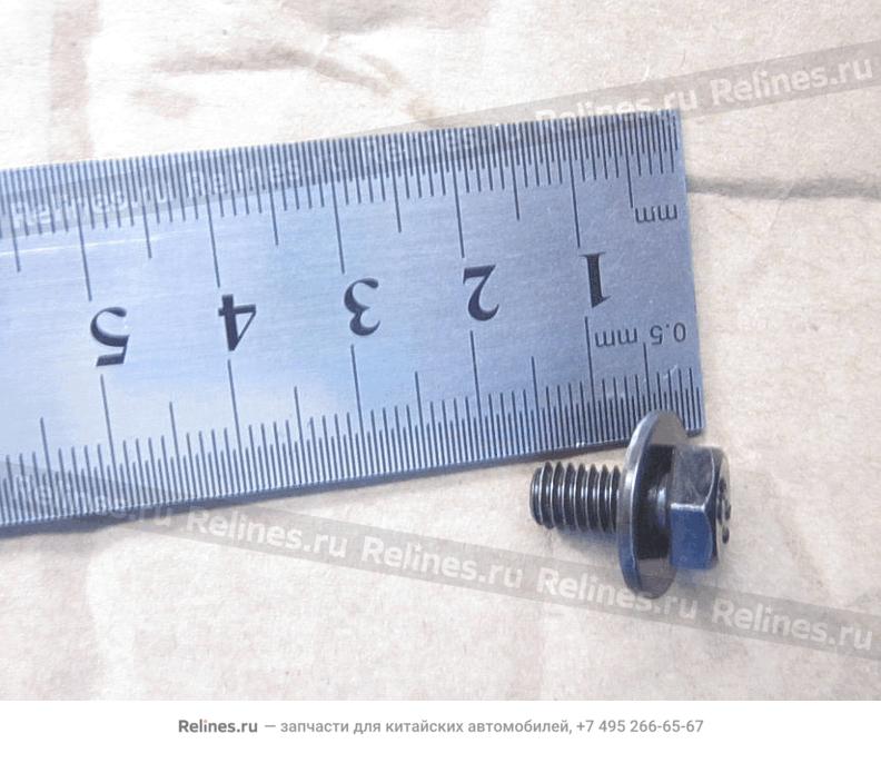 Hexagon head bolt with flat washer - JQ140***12F31