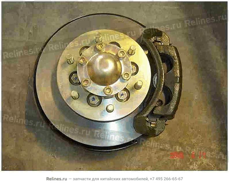 Left steering knuckle & wheel brake assembly - 30011***00-B1