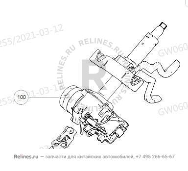 Колонка рулевая в сборе