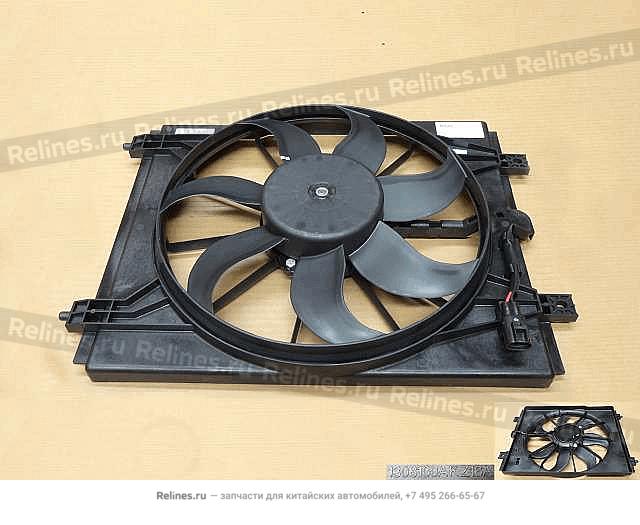 Elec fan w/shield assy LH - 13081***Z16A