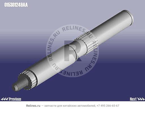 Шток переключения КПП металл - 0153***9aa