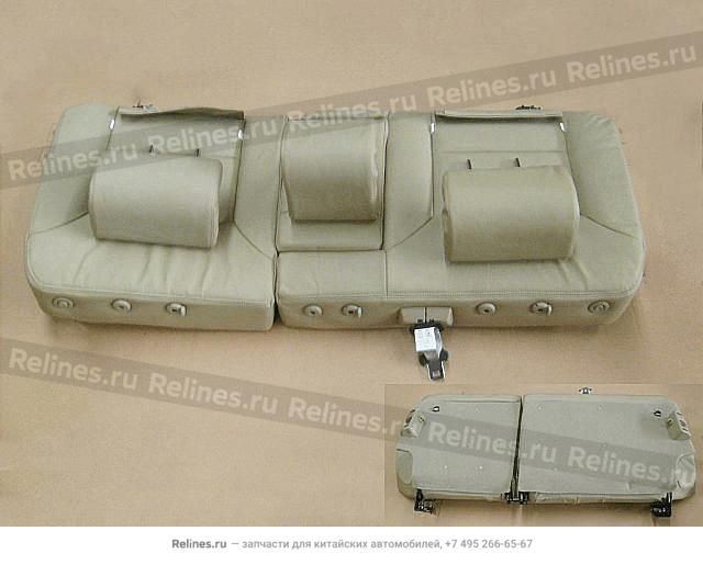 Backrest assy-rr seat