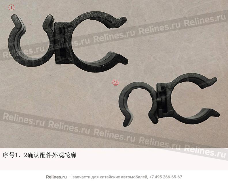 Oil return pipe clamp 1 - 1100***ED61