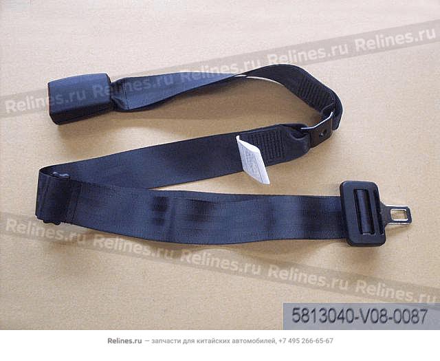 Single PIN seat belt assy-mid seat - 581304***8-0087