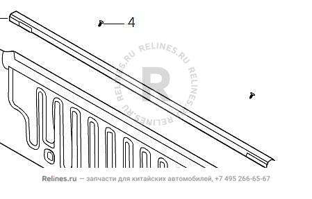 FR UPR plate-cargo body - 85040***00XD