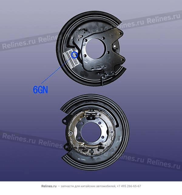 Тормозной механизм задний левый 6GN original - T11-6***02010