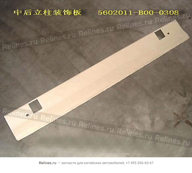 Trim panel-rr Wall beam - 560201***0-0308