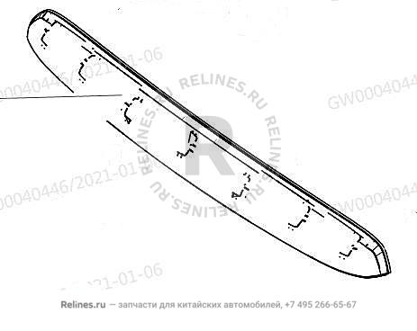 Уплотнитель моторного отсека - 55091***W10A