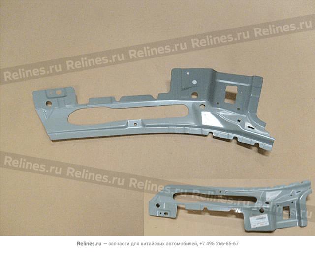 Inner upholstery mounting board-pillar f