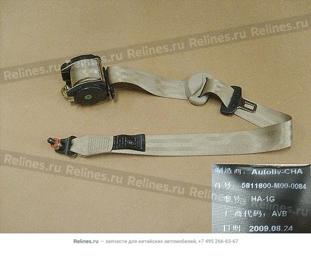 FR seat belt assy RH - 581180***0-0084