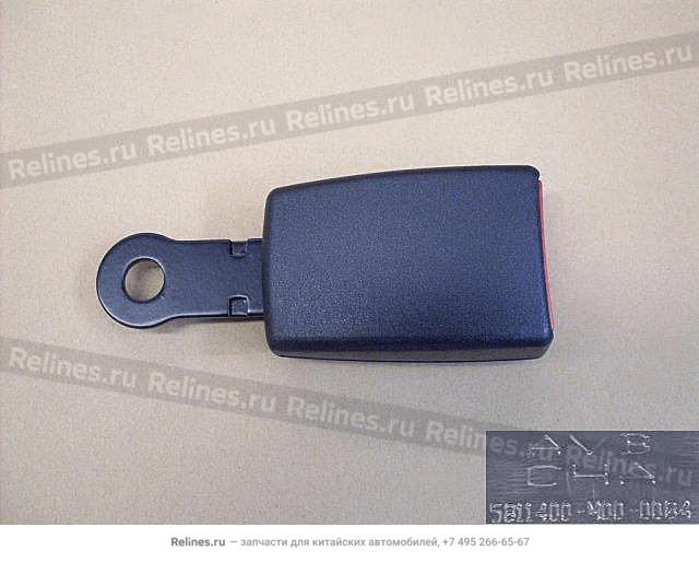 Lock buckle assy-fr seat belt RH - 581140***0-0084