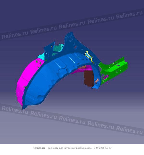 Арка колеса задняя правая