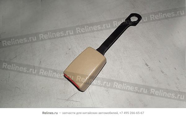 Latch plate assy-fr safty belt RH