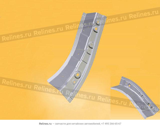 INR plate LWR section weldment d pillar