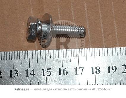 Hexagon head bolt & plain washer assy. - JQ14***830