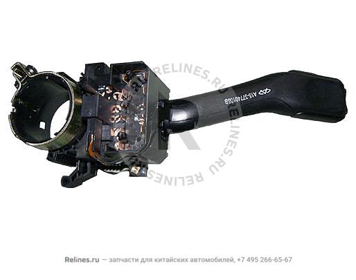 Switch-steering and headlamp