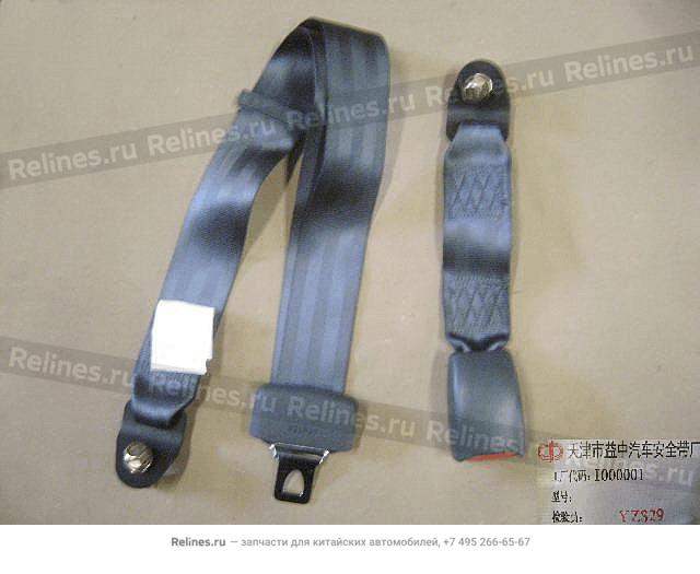 Seat belt assy RR(dark gray) - 581102***1-00CK