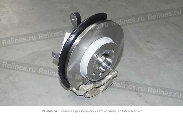 Disc brake with knuckle-fr RH - A11-3***08AD